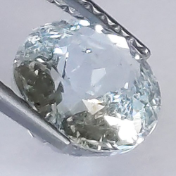 1.67ct Acquamarina in Faccettato Ovale