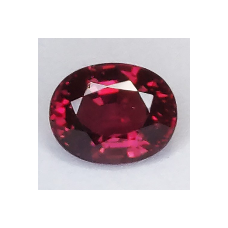 1.17ct Grenat Rhodolite Taille Ovale