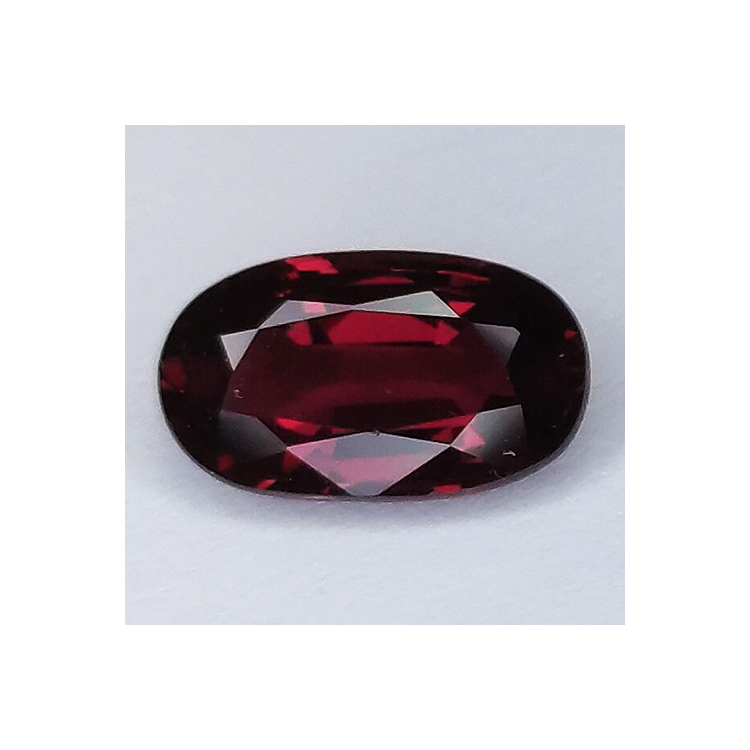 2.37ct Grenat Rhodolite Taille Ovale