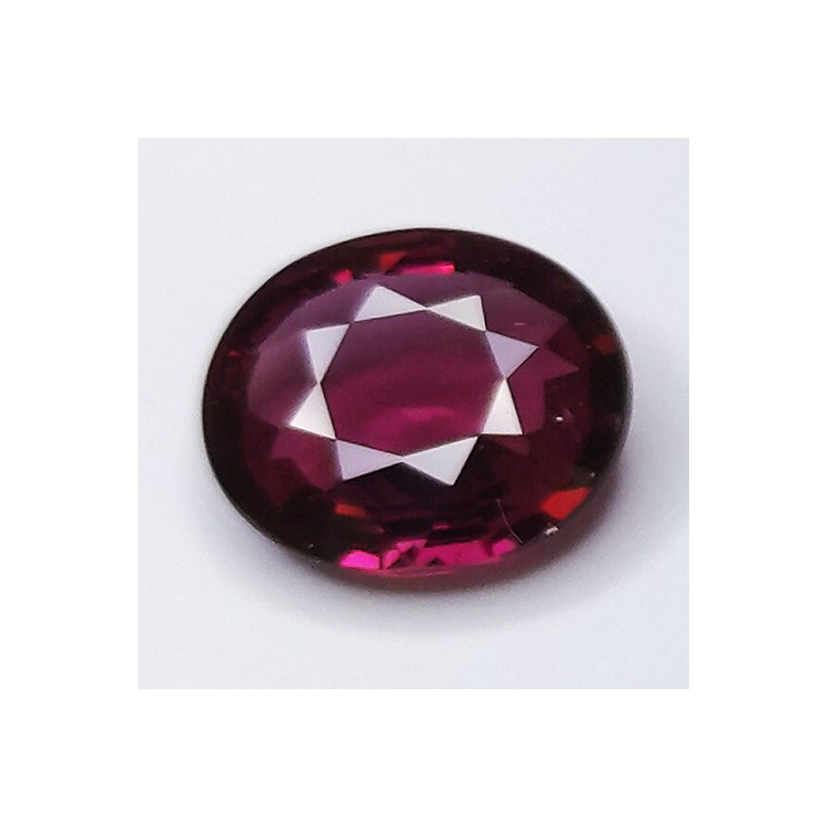 1.95ct Grenat Rhodolite Taille Ovale