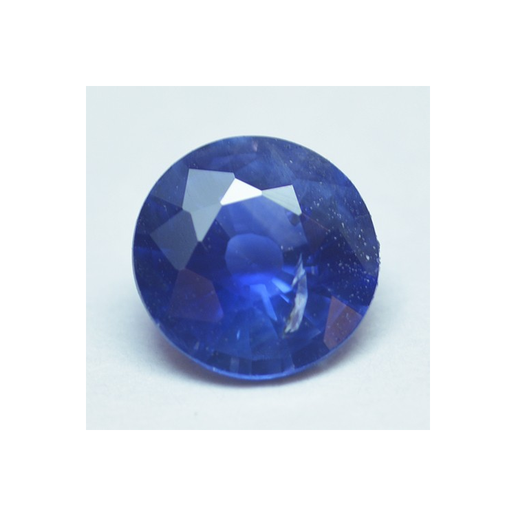 0.69ct Blauer Saphir Rund Schnitt