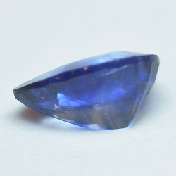 0.99ct Saphir Bleu Taille Poire