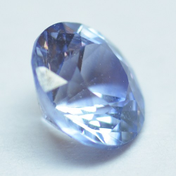 0.53ct Zafiro Azul Talla Redonda