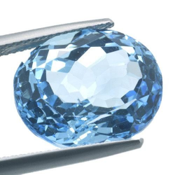 16.92ct Blue Topaz Oval Cut