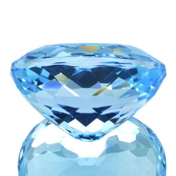 22.06ct Blue Topaz Oval Cut