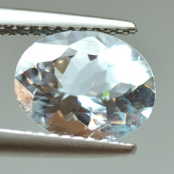 2.01ct Aquamarin Oval Schnitt