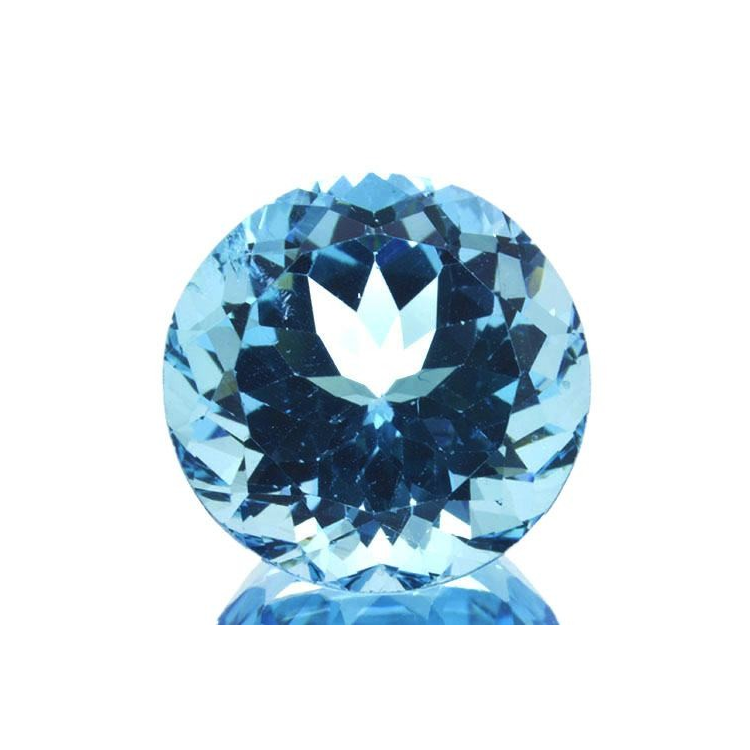 18.68ct Blue Topaz Round Cut