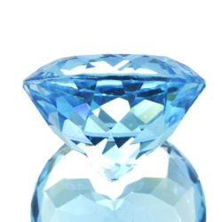 18.68ct Blue Topaz Round Cut