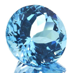 18.68ct Blue Topaz Round Cut