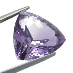 18.92ct Améthyste Trillion Taille 17,7x17,6 mm