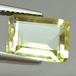 2.86ct Aquamarin Smaragd Schnitt