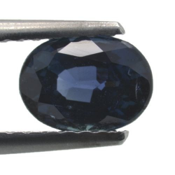 1,14 ct blauer Saphir im Ovalschliff 6,9 x 5,1 mm