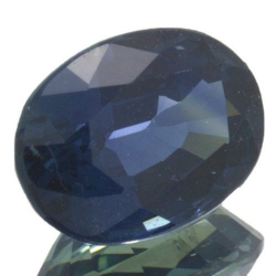 1,14 ct blauer Saphir im Ovalschliff 6,9 x 5,1 mm