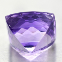 36.31ct Amethyst Kissen Schnitt mit Schachbrett