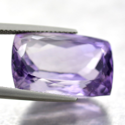 21.73ct Amethyst Kissen Schnitt