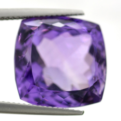 20.98ct Amatista Talla Cojín