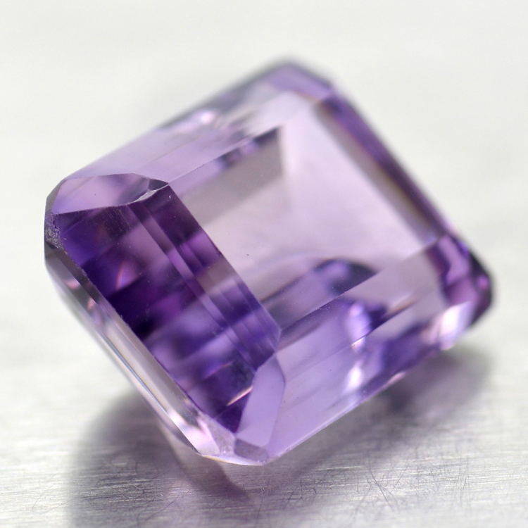 19.82ct Amethyst Smaragd Schnitt