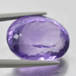 27.78ct Amethyst Oval Schnitt