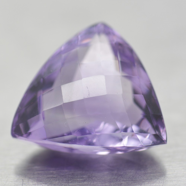 19.22ct Amethyst Trilliant Schnitt mit Schachbrett