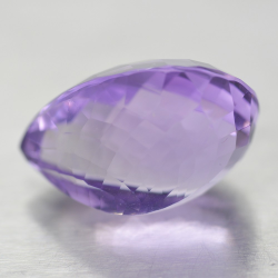 32.07ct Amethyst Birne Schnitt mit Schachbrett