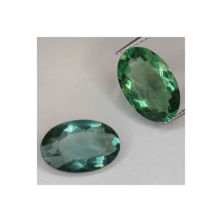 9.51ct Fluorit Oval Schnitt