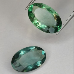 9.51ct Fluorit Oval Schnitt