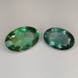 9.51ct Fluorit Oval Schnitt