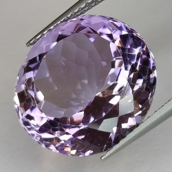 11,05 ct Amethyst im ovalen Schnitt 14,21 x 14,80 mm