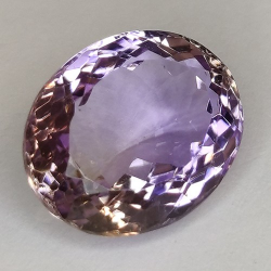 9.98ct Ametista Faccettato Ovale 15.48x12.97mm