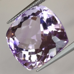 14.50ct Ametista Facettato Cuscino 14.54x14.27mm