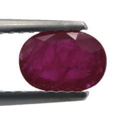 1.04ct Ruby Oval Cut 7.00x5.00mm