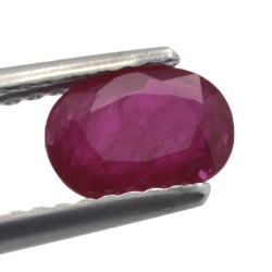 1.04ct Ruby Oval Cut 7.00x5.00mm