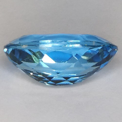 9.67ct Topacio Azul Talla Ovalada