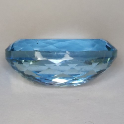 11.60ct Topacio Azul Talla Ovalada