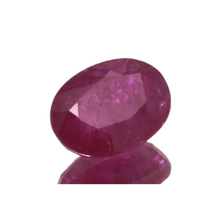 1,27 ct Rubin im Ovalschliff 7,10 x 5,20 mm