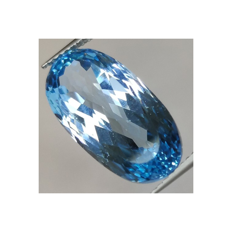 14.50ct Blue Topaz Oval Cut