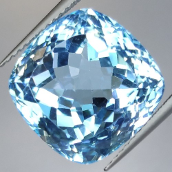 20.93ct Blue Topaz Cushion Cut