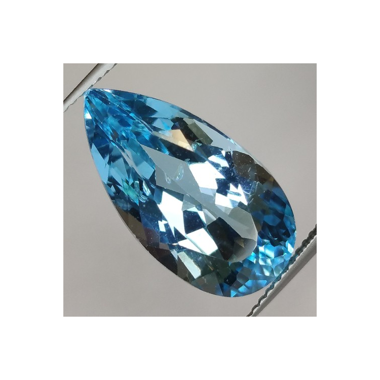 15.71ct Blau Topas Birne Schnitt