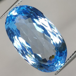 11.51ct Blue Topaz Oval Cut