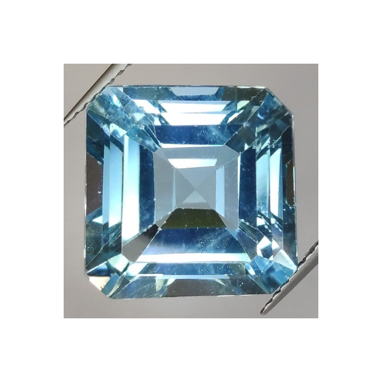 16.12ct Blau Topas Asscher Schnitt