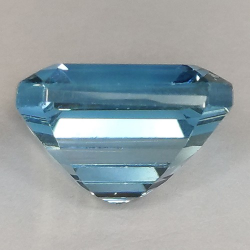 16.12ct Topacio Azul Talla Asscher