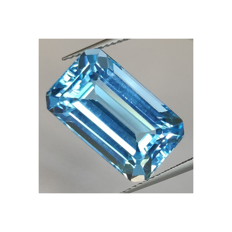 17.31ct Blau Topas Smaragd Schnitt