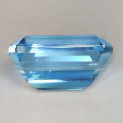 17.31ct Blue Topaz Emerald Cut