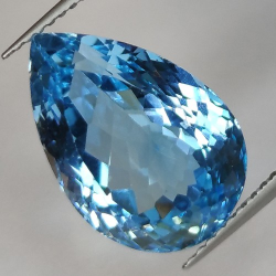 11.90ct Blau Topas Birne Schnitt