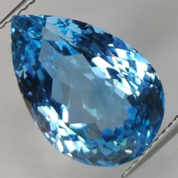 11.90ct Blue Topaz  Pear Cut