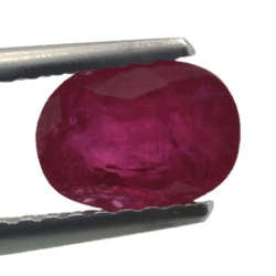 1.13ct Ruby Oval Cut 7.10x5.10mm