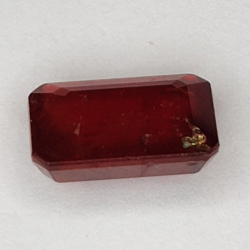 2,40ct Rubin smaragdschliff 8x6mm