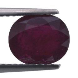 2.02ct Ruby Oval Cut