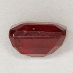 2.05ct Ruby emerald cut 7x5mm