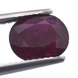 2.02ct Ruby Oval Cut